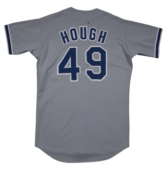 1977-79 Charlie Hough Game Used Los Angeles Dodgers Road Jersey 